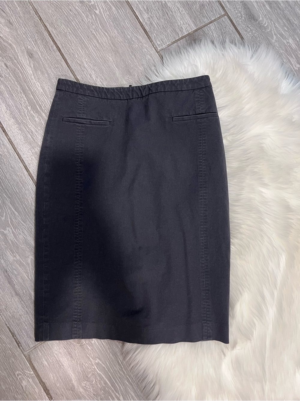 Banana Republic Black Pencil Skirt with Subtle Seams
